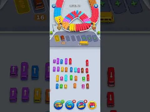 Bus Traffic Fever Level 61 walkthrough preview
