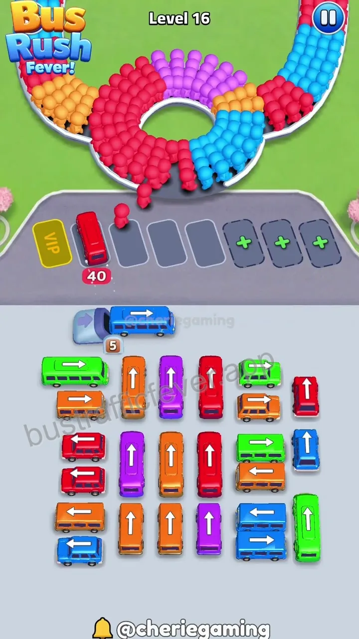 Bus Traffic Fever Level 16 step 2