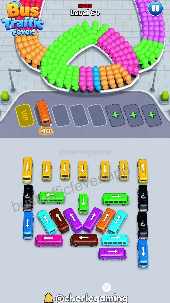 Bus Traffic Fever Level 64 step 4