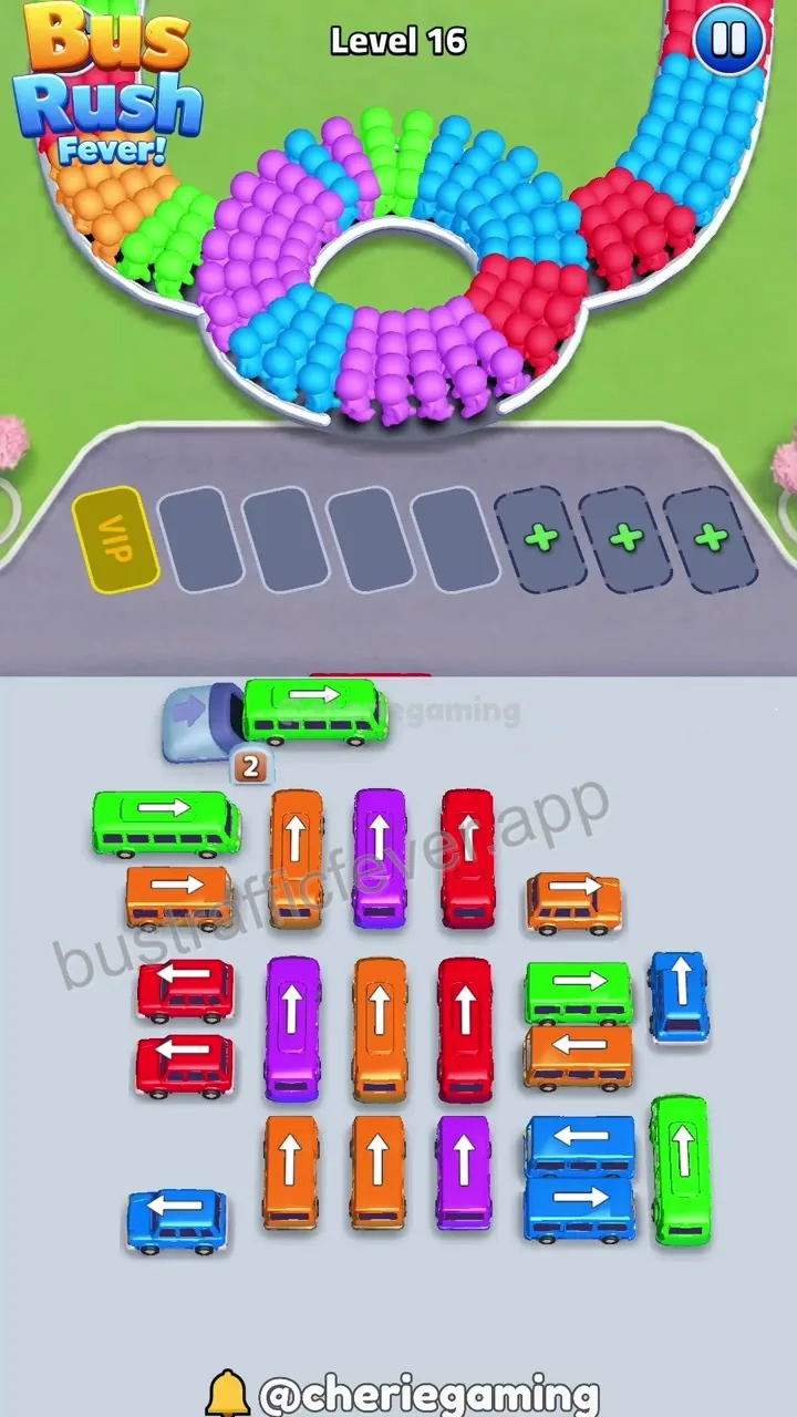 Bus Traffic Fever Level 16 step 6