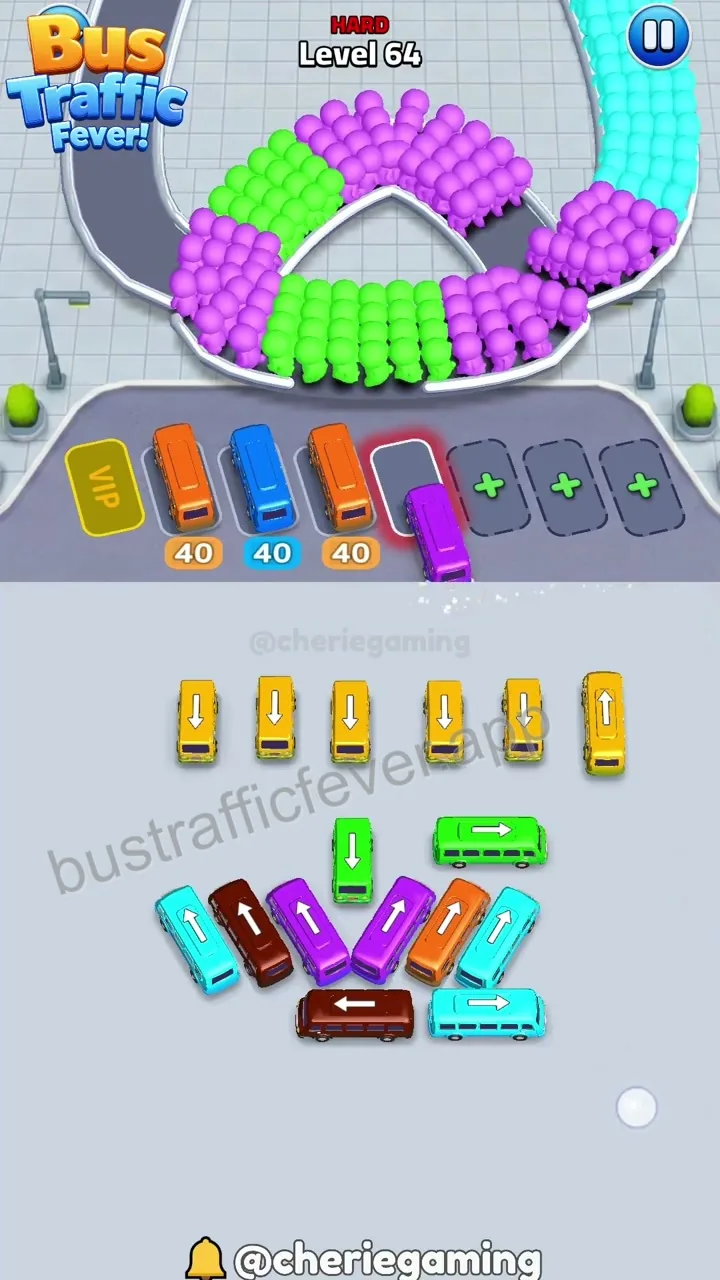 Bus Traffic Fever Level 64 step 5
