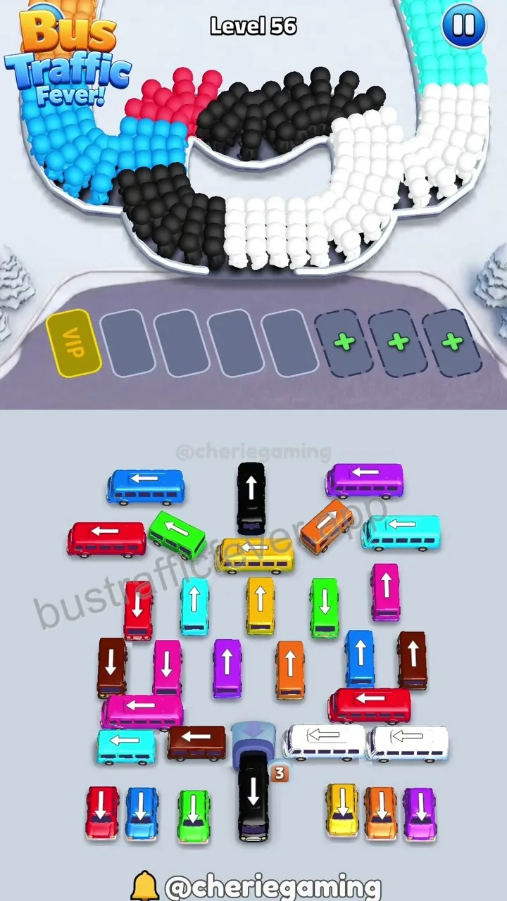 Bus Traffic Fever Level 56 board preview