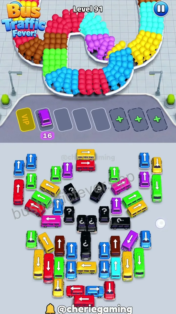 Bus Traffic Fever Level 91 step 2