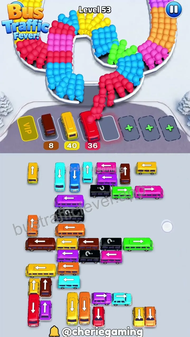 Bus Traffic Fever Level 53 step 7