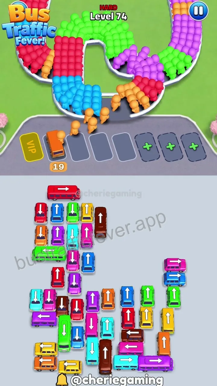 Bus Traffic Fever Level 74 step 2