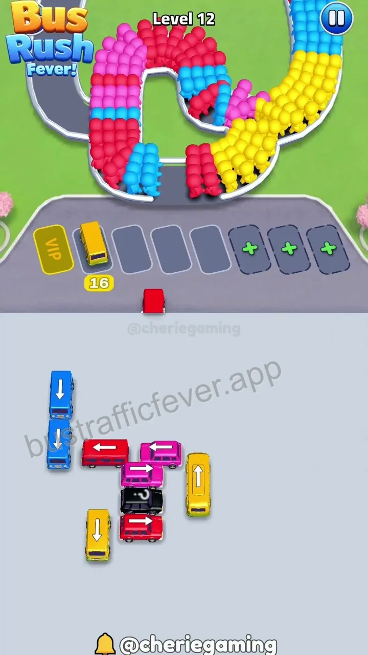 Bus Traffic Fever Level 12 step 6