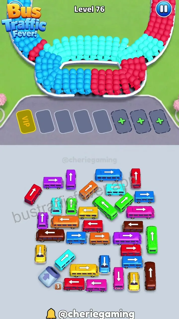 Bus Traffic Fever Level 76 board preview
