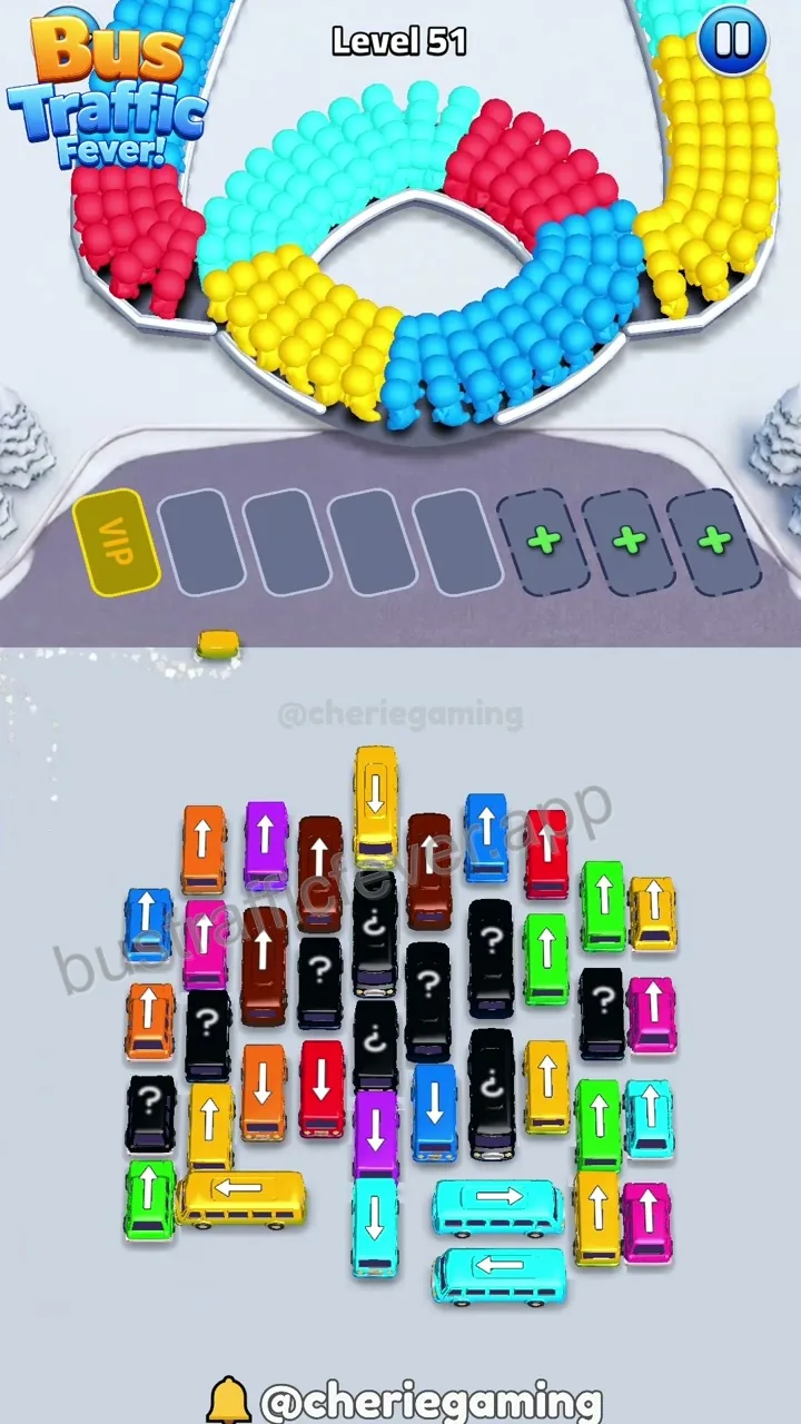 Bus Traffic Fever Level 51 step 2