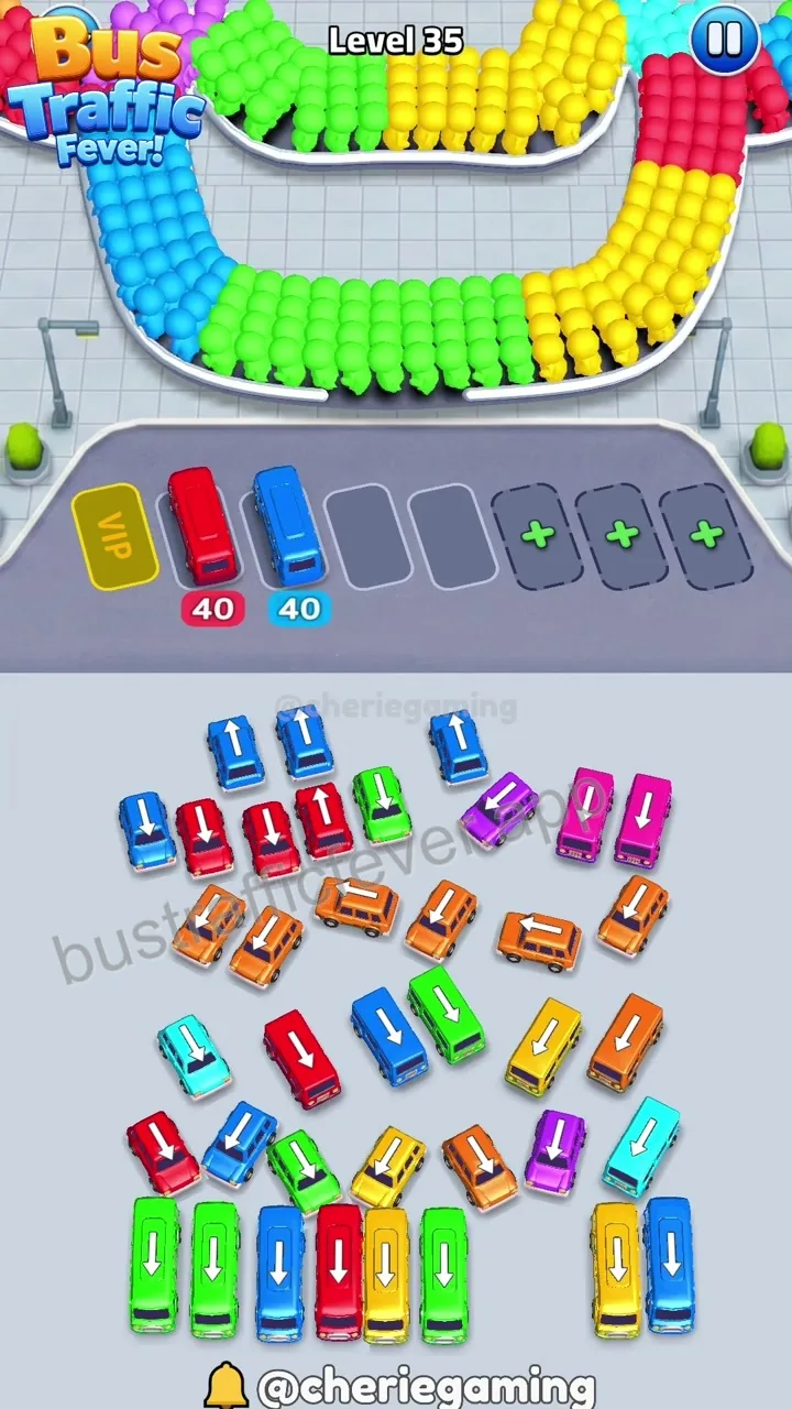 Bus Traffic Fever Level 35 step 2