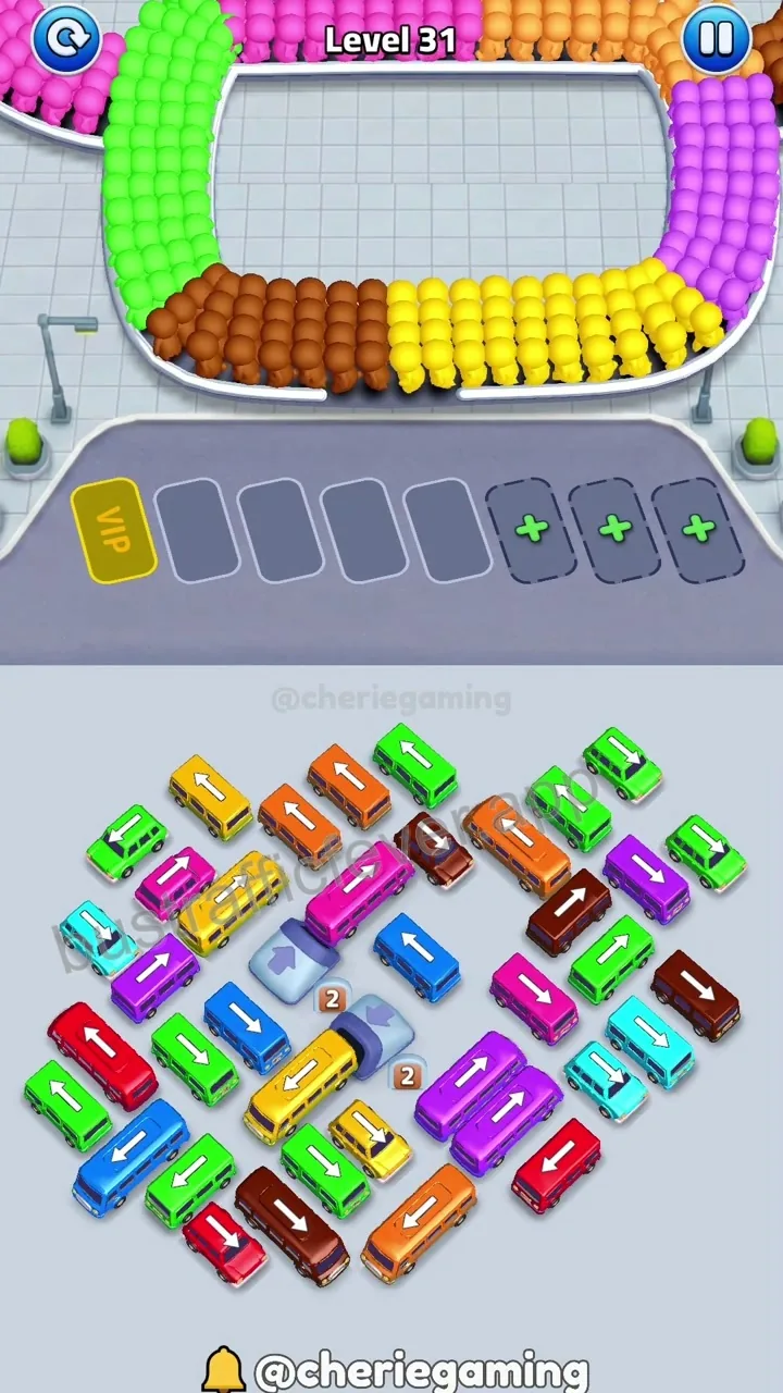 Bus Traffic Fever Level 31 board preview
