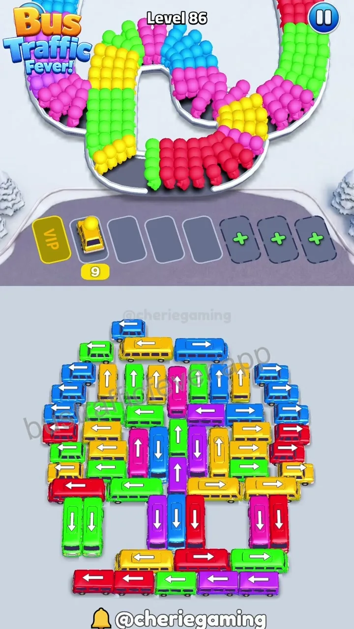Bus Traffic Fever Level 86 step 4