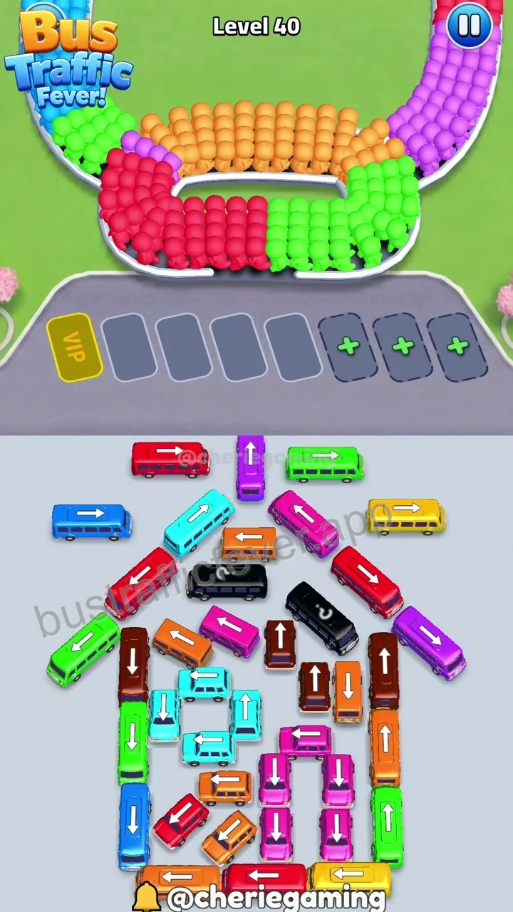Bus Traffic Fever Level 40 board preview
