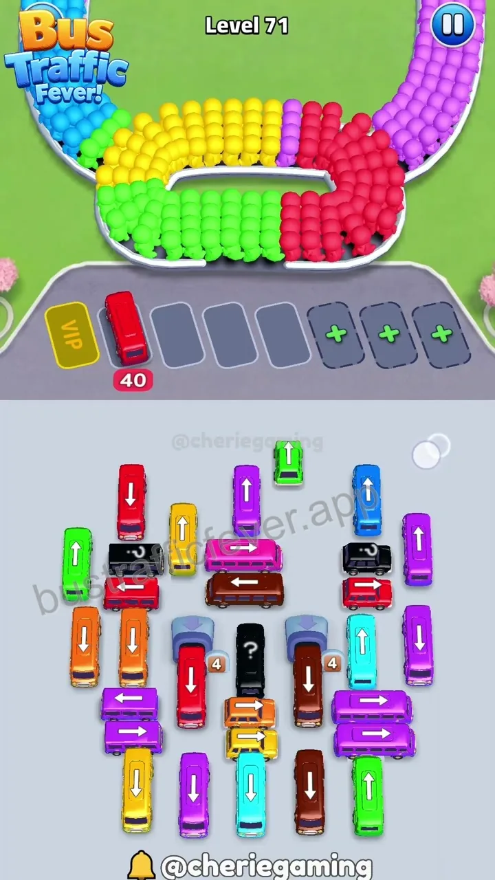 Bus Traffic Fever Level 71 step 2