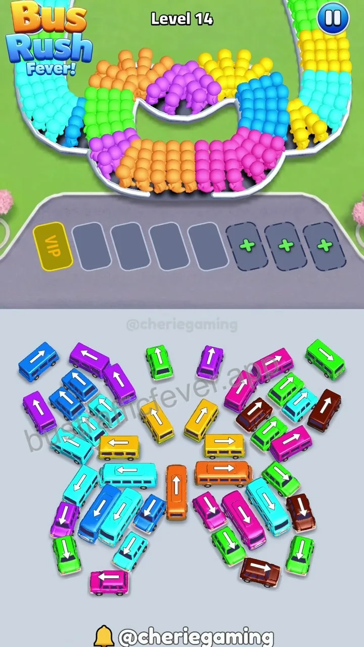 Bus Traffic Fever Level 14 board preview