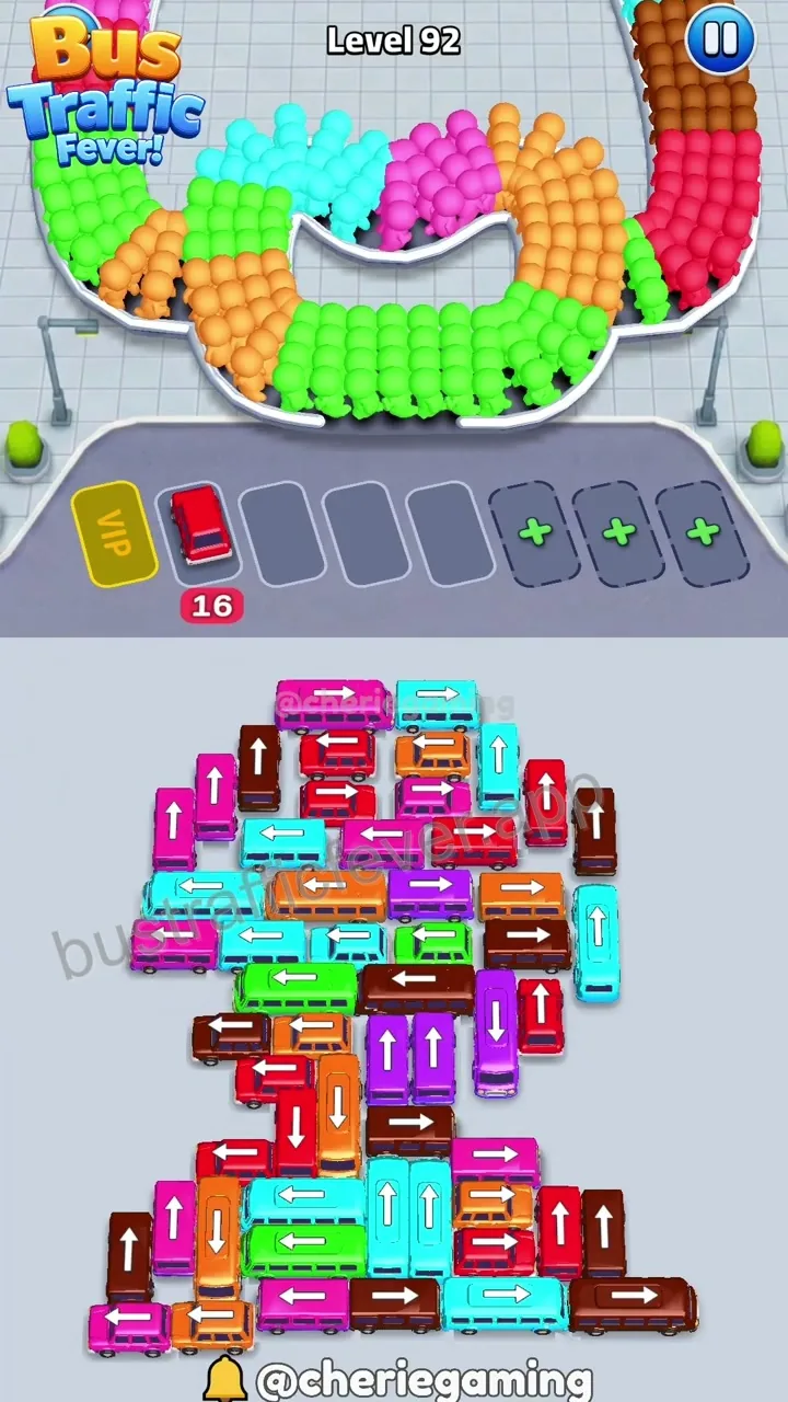 Bus Traffic Fever Level 92 step 2