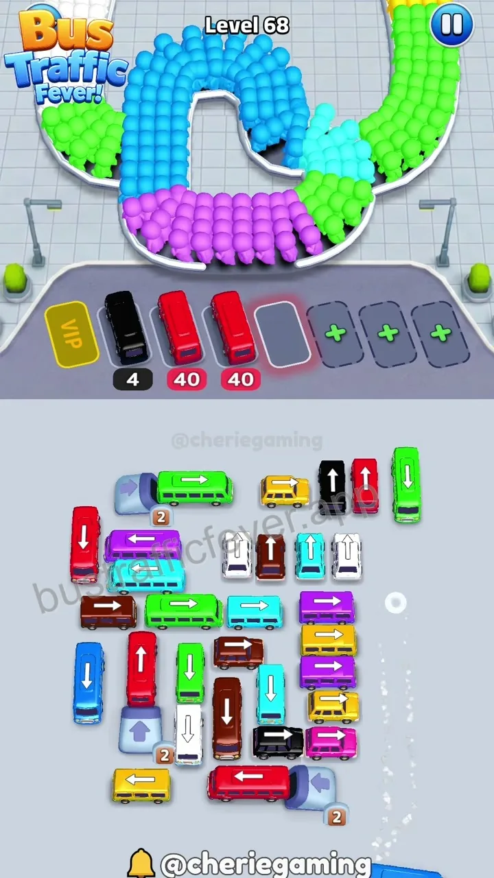 Bus Traffic Fever Level 68 step 4