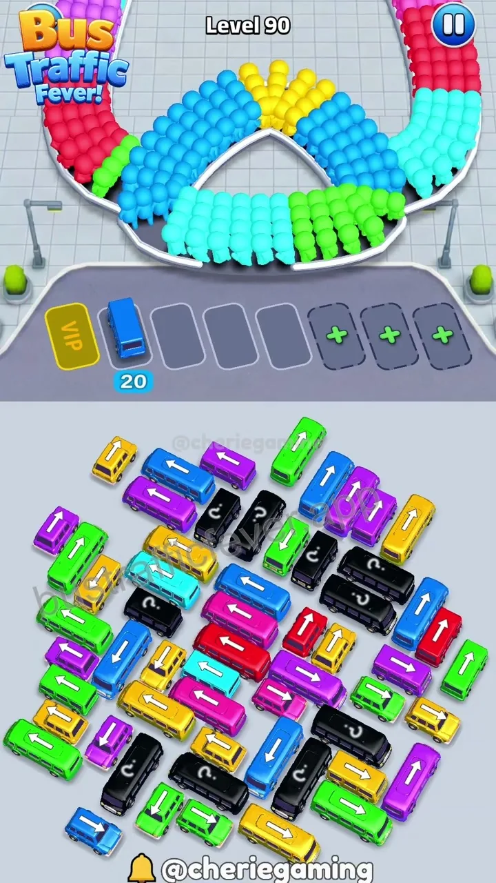 Bus Traffic Fever Level 90 step 2