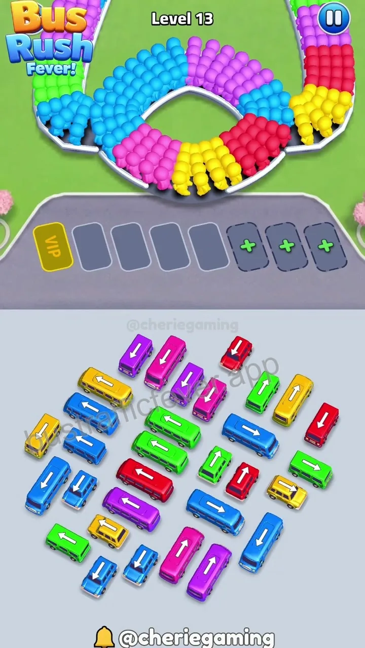 Bus Traffic Fever Level 13 board preview