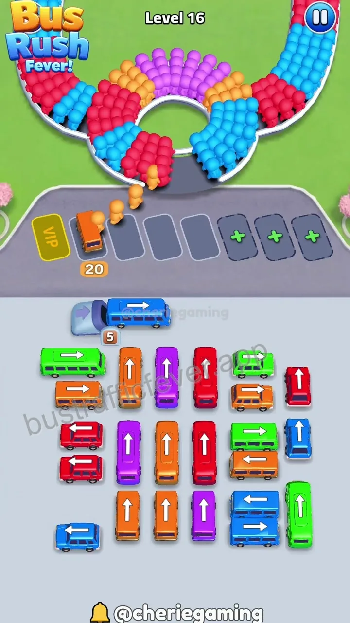 Bus Traffic Fever Level 16 step 3