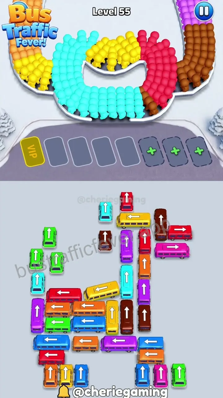 Bus Traffic Fever Level 55 board preview