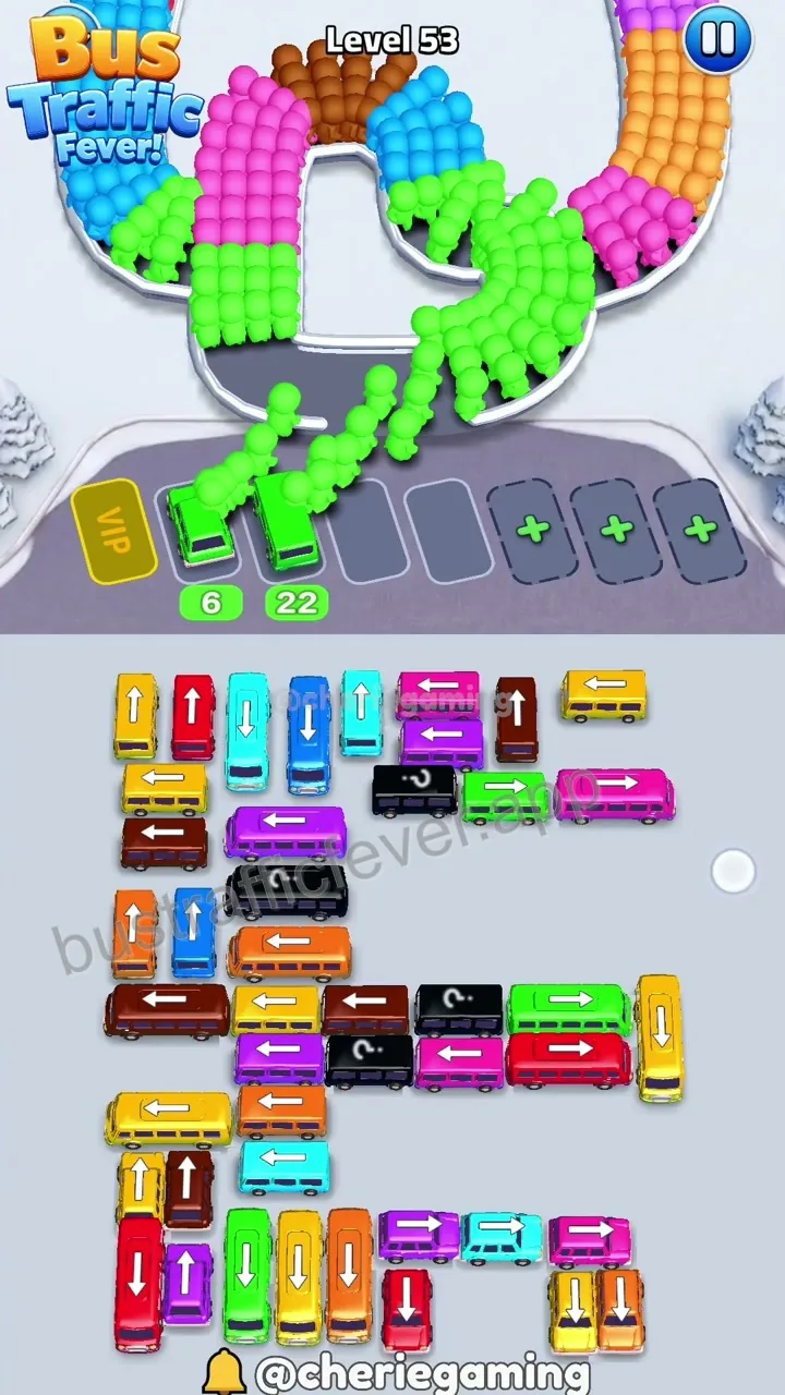 Bus Traffic Fever Level 53 step 4