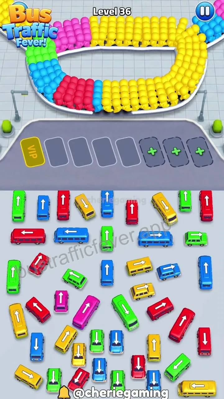 Bus Traffic Fever Level 36 board preview