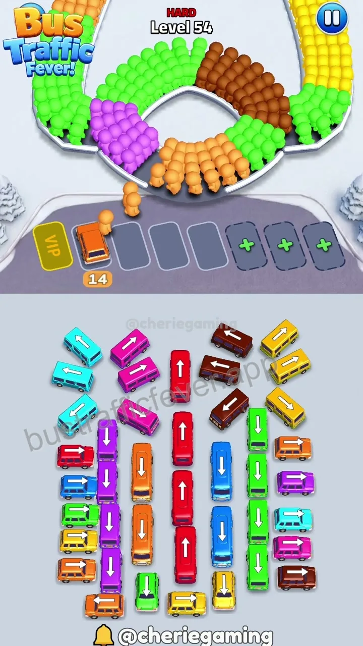 Bus Traffic Fever Level 54 step 2