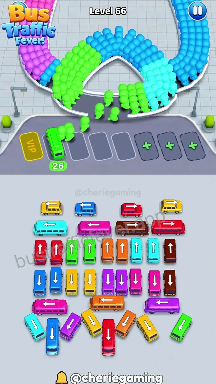 Bus Traffic Fever Level 66 step 2
