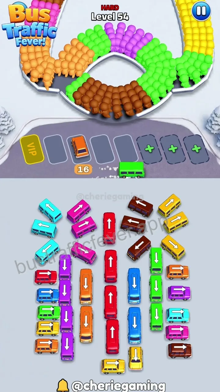 Bus Traffic Fever Level 54 step 4