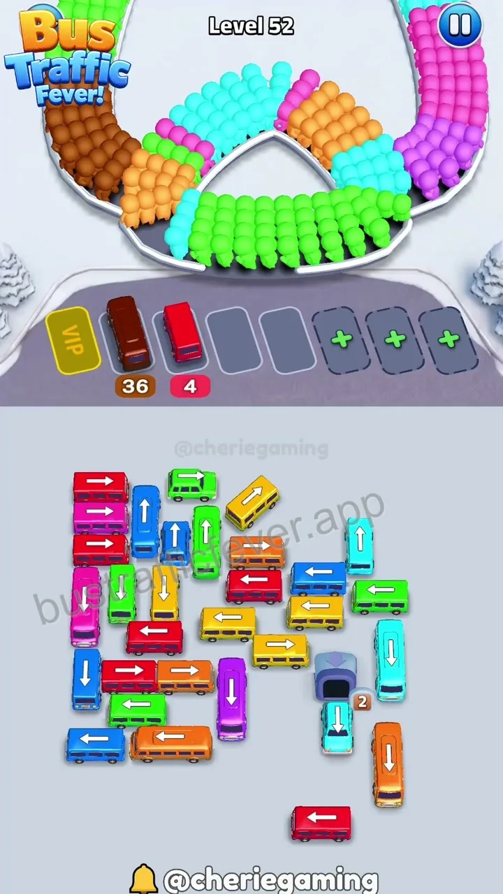 Bus Traffic Fever Level 52 step 6