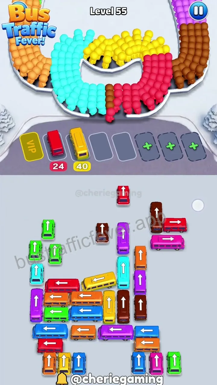 Bus Traffic Fever Level 55 step 4