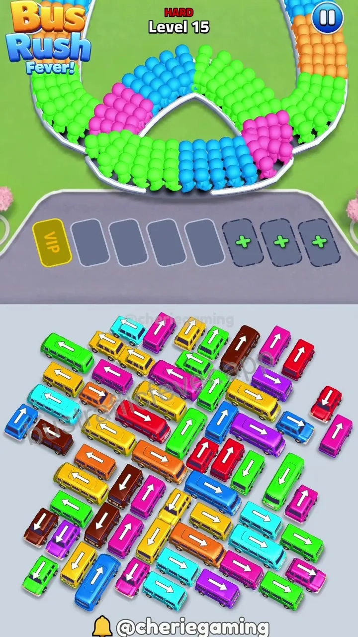Bus Traffic Fever Level 15 board preview