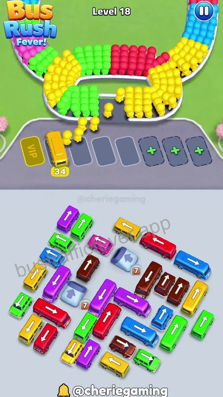 Bus Traffic Fever Level 18 step 2