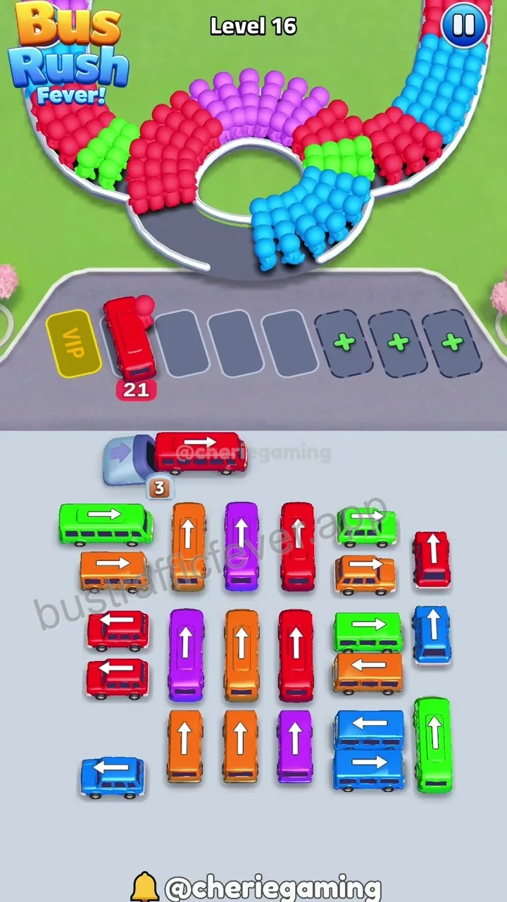 Bus Traffic Fever Level 16 step 4