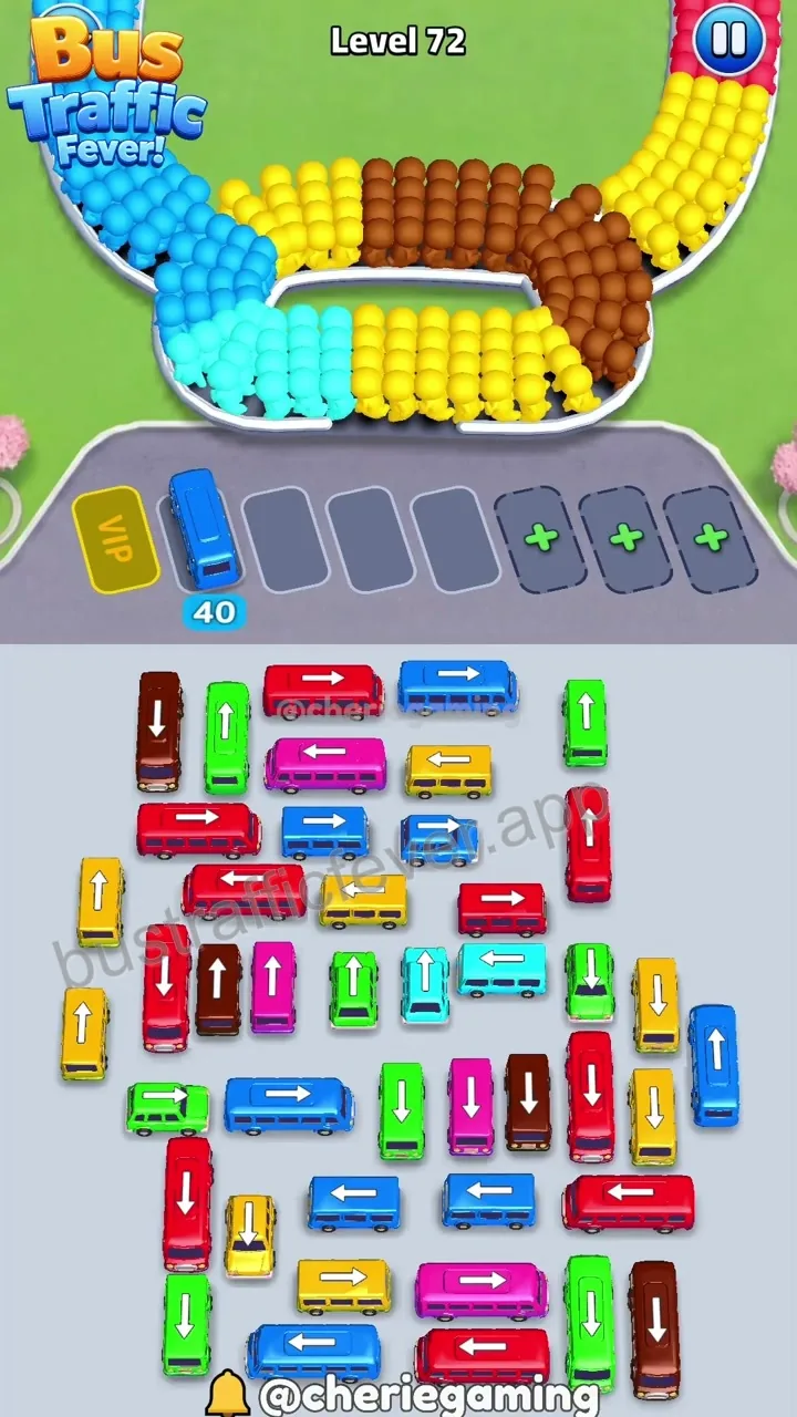 Bus Traffic Fever Level 72 step 2