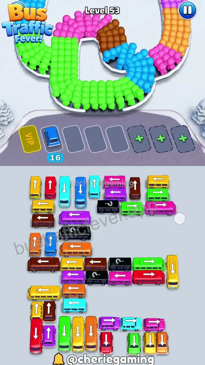 Bus Traffic Fever Level 53 step 3