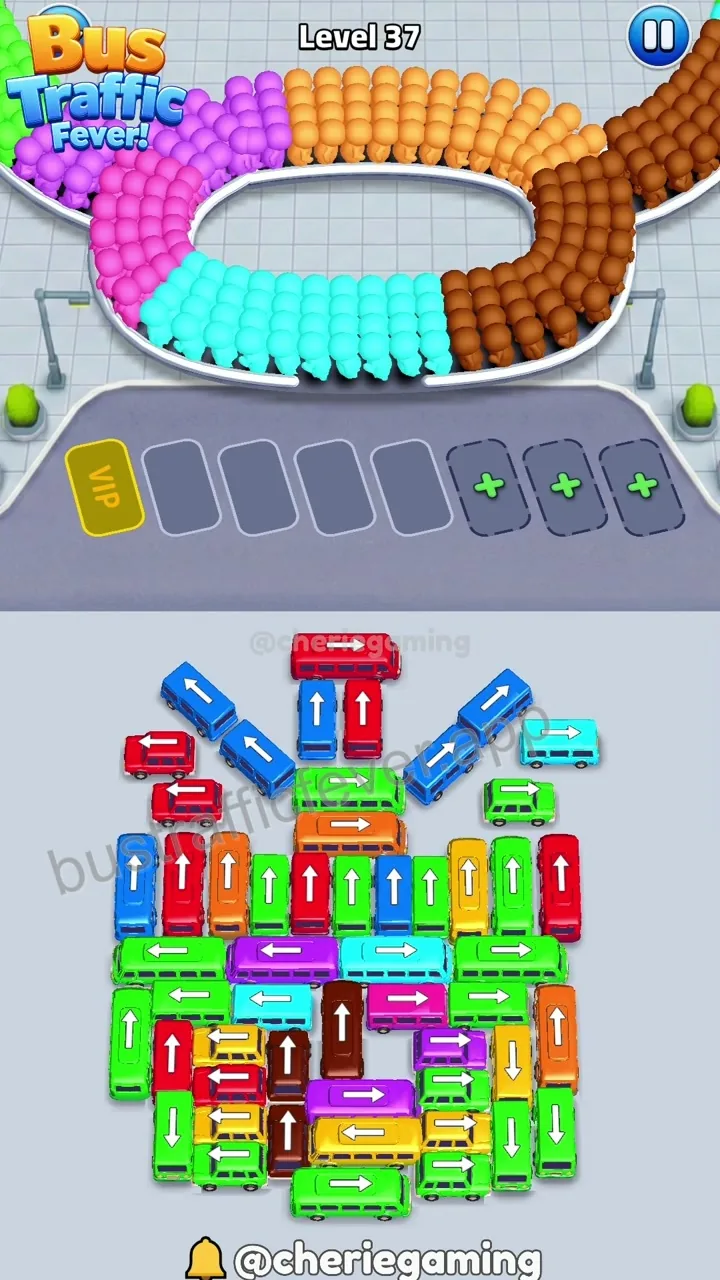 Bus Traffic Fever Level 37 board preview
