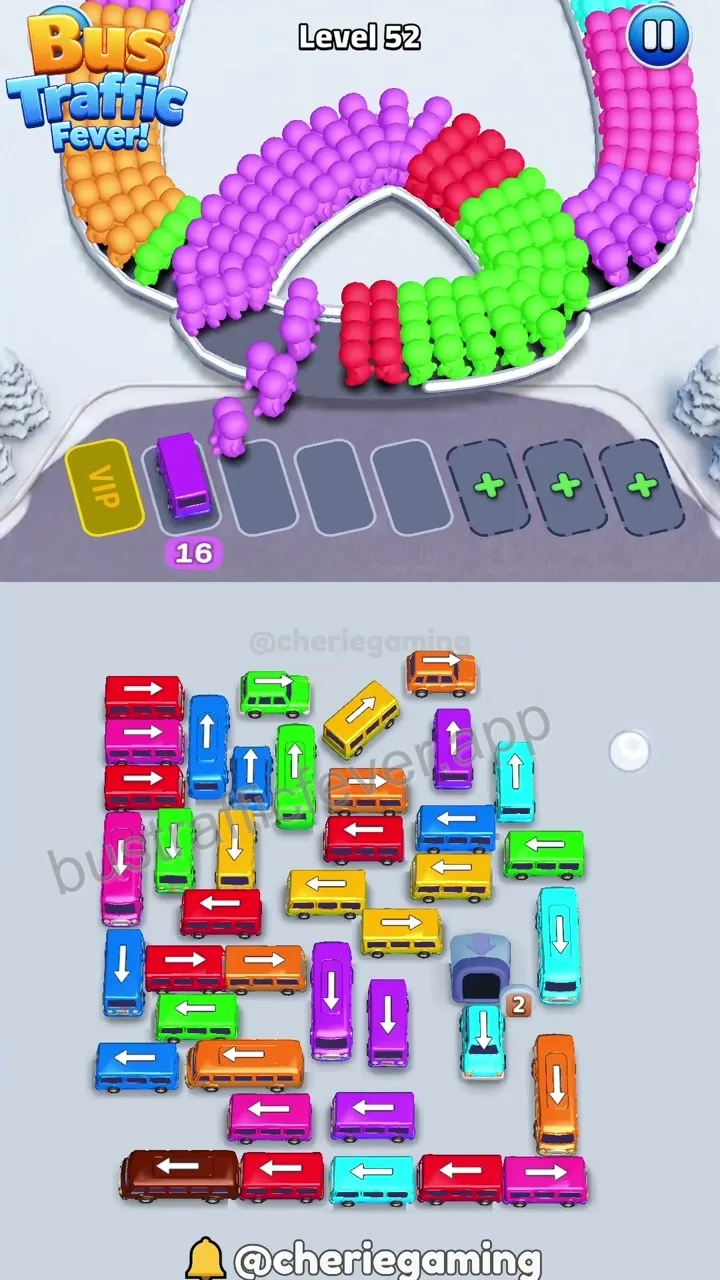 Bus Traffic Fever Level 52 step 3