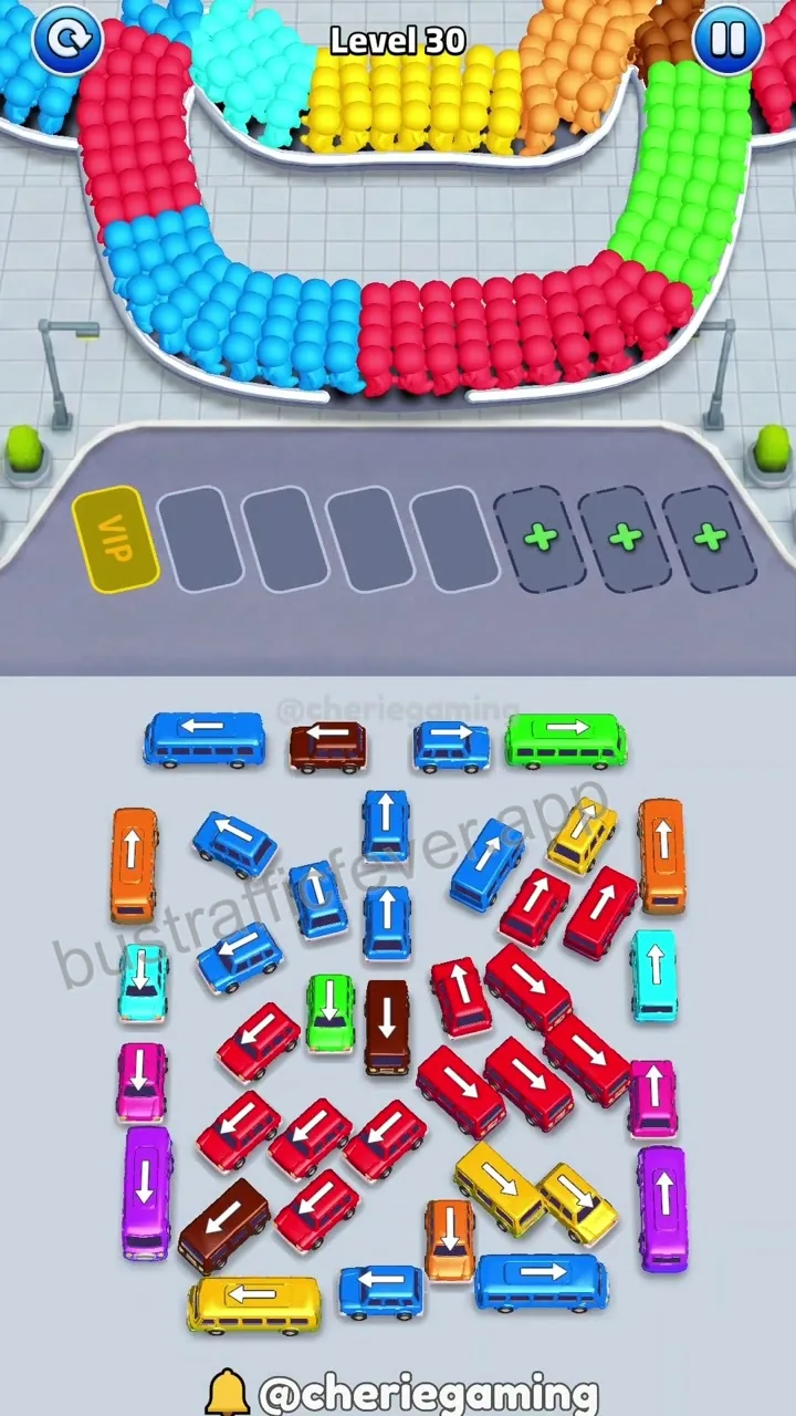 Bus Traffic Fever Level 30 board preview
