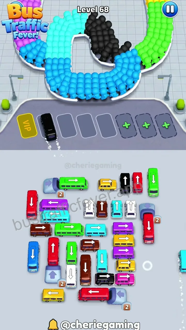 Bus Traffic Fever Level 68 step 2