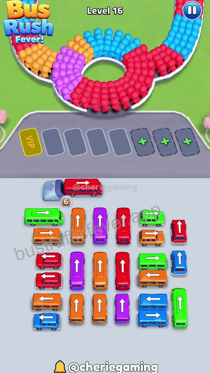 Bus Traffic Fever Level 16 step 1
