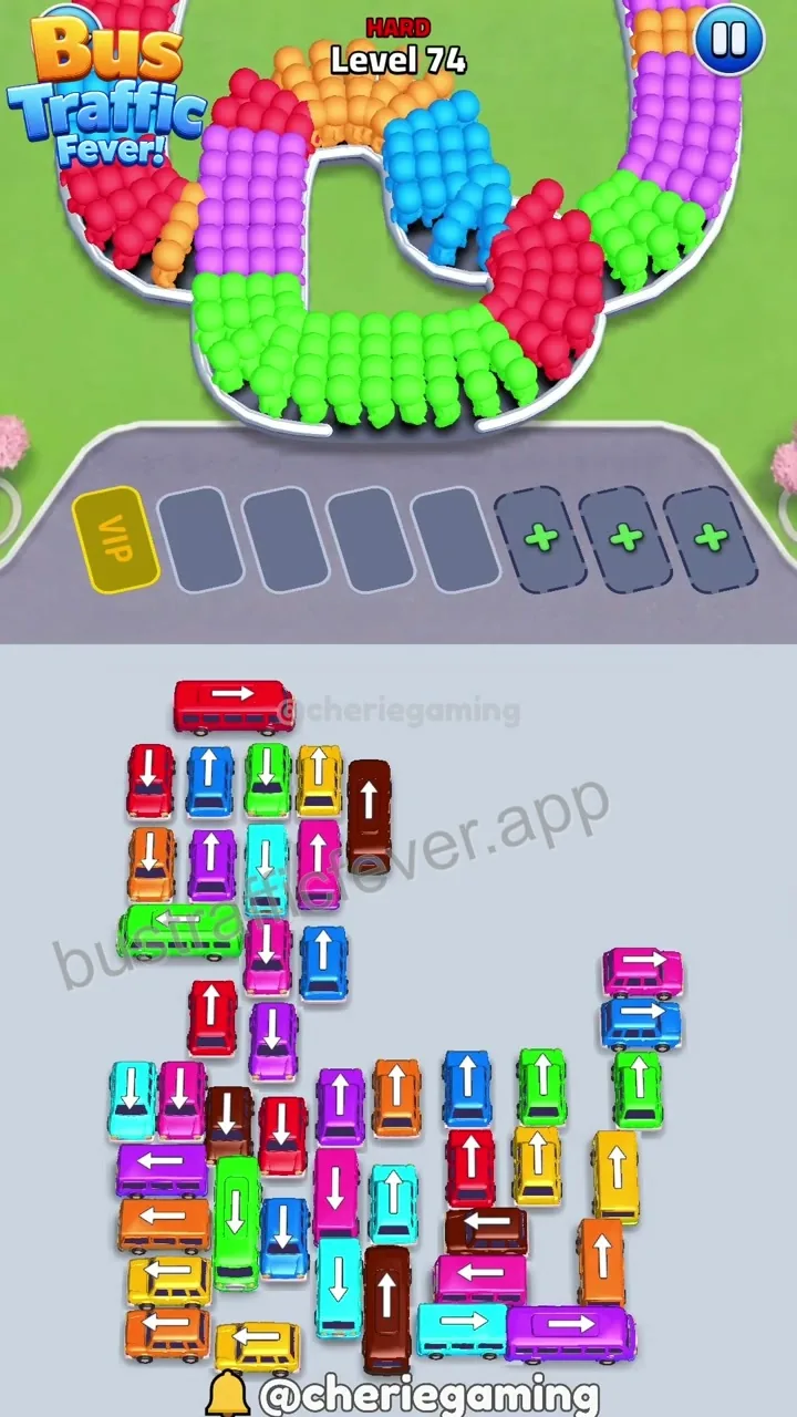 Bus Traffic Fever Level 74 step 1