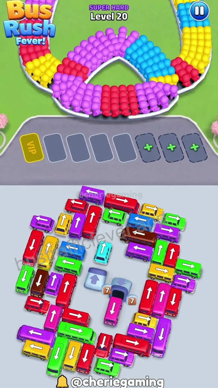 Bus Traffic Fever Level 20 board preview