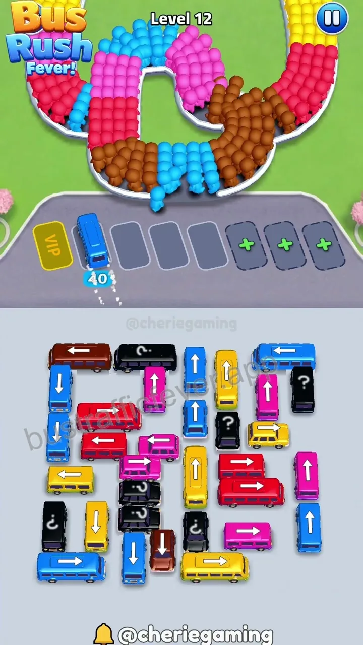 Bus Traffic Fever Level 12 step 2