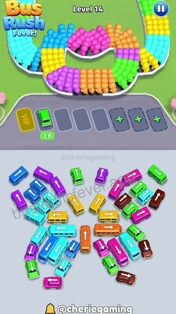 Bus Traffic Fever Level 14 step 2