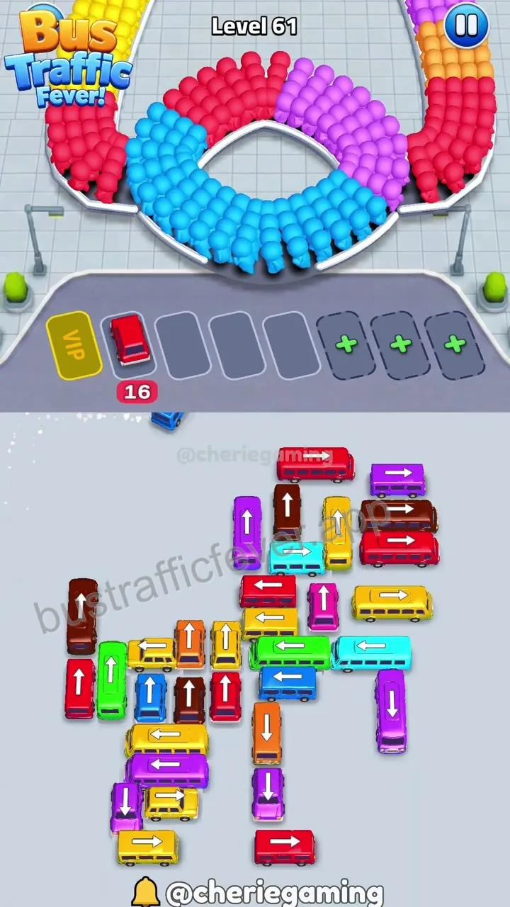 Bus Traffic Fever Level 61 step 2