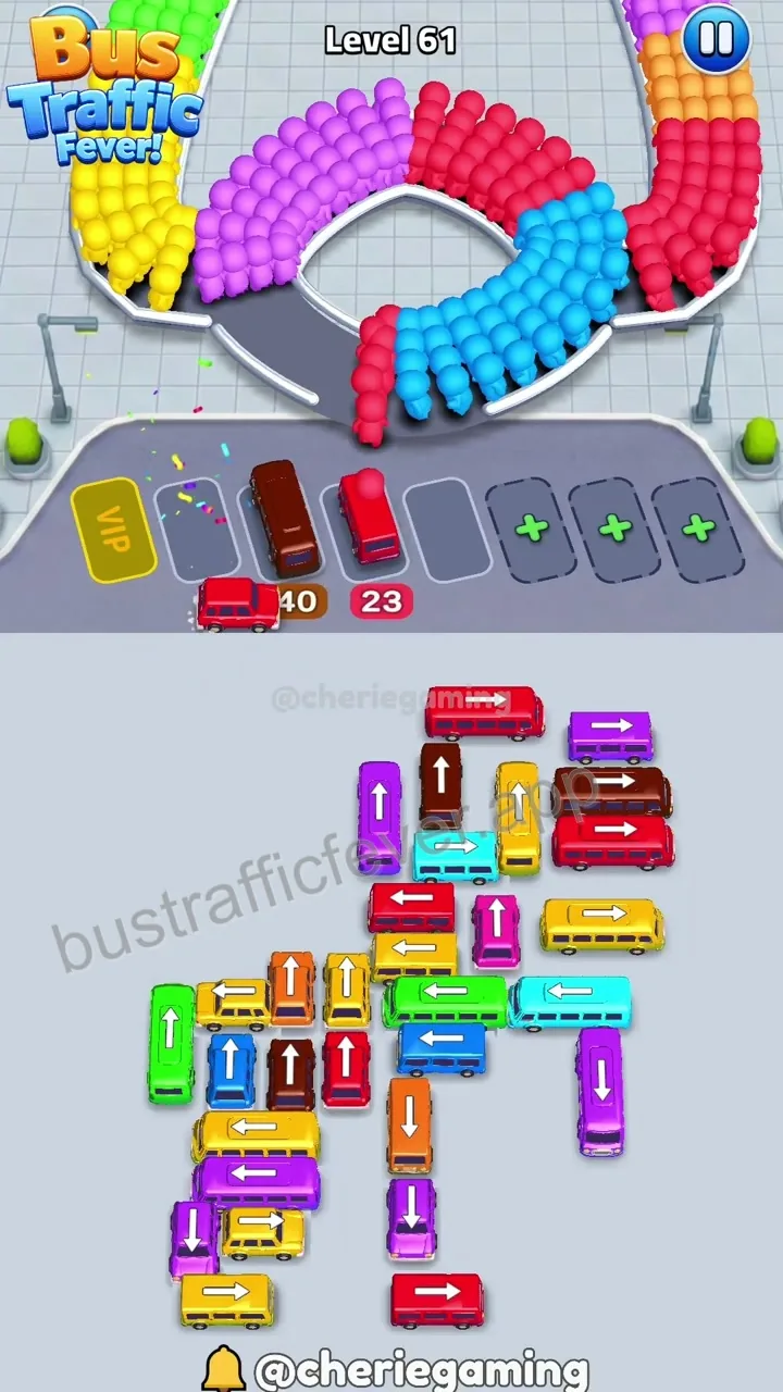 Bus Traffic Fever Level 61 step 3