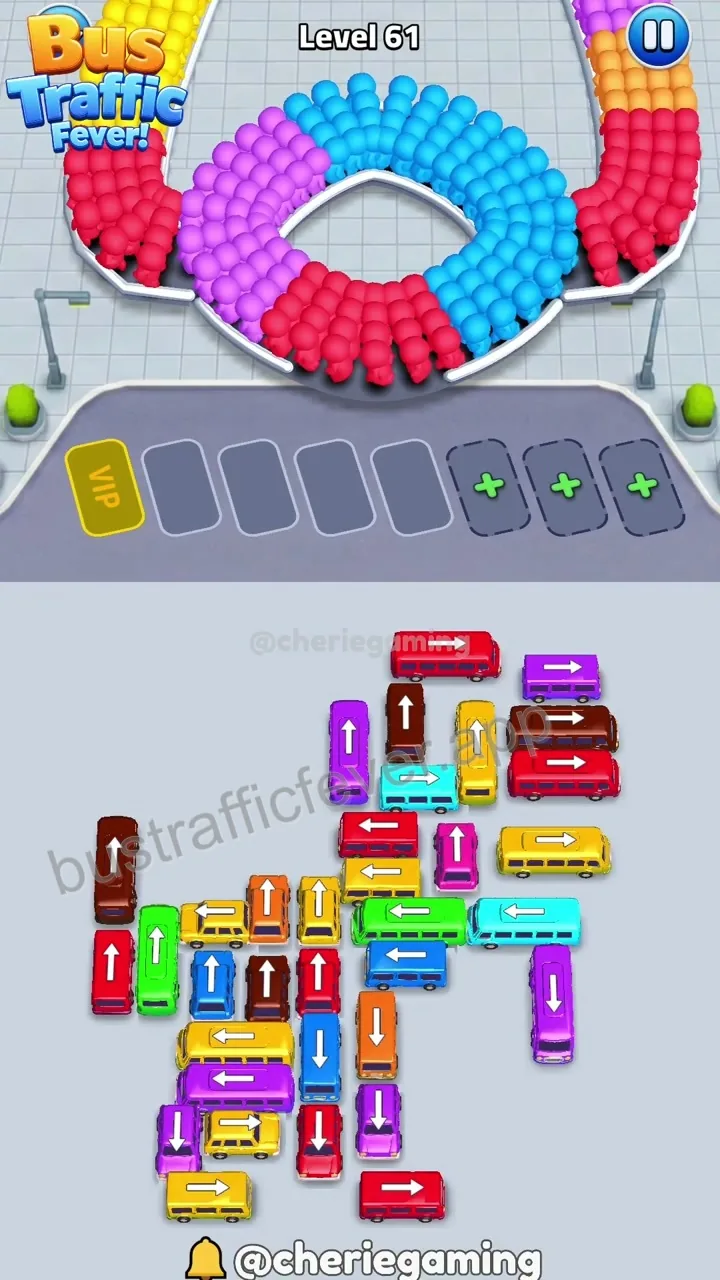 Bus Traffic Fever Level 61 board preview