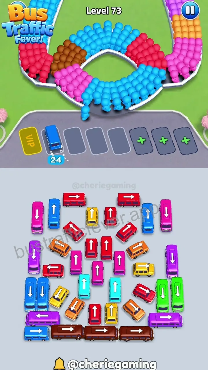 Bus Traffic Fever Level 73 step 2