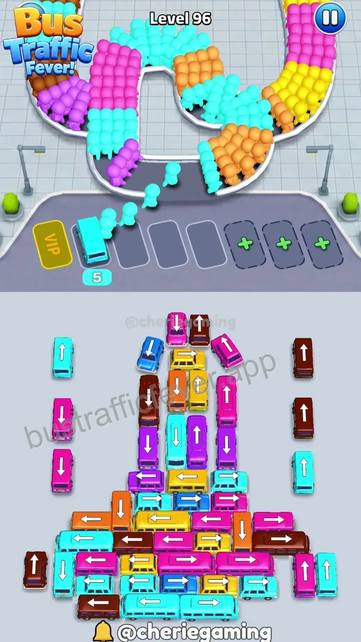 Bus Traffic Fever Level 96 step 2